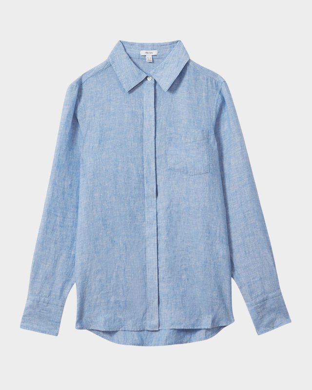 Belle Button-Down Linen Shirt